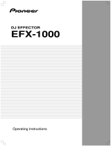 Pioneer EFX-1000 User manual