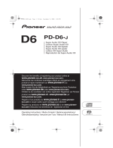 Pioneer PD-D6-J User manual