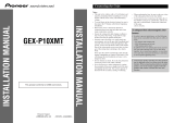 Pioneer GEX-P10XMT User manual