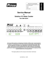 Pitco Frialator Solstice I12 User manual