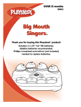 Hasbro Big Mouth Singers User manual