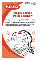 Hasbro Magic Screen Palm Learner User manual