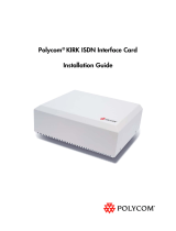 Polycom KIRK ISDN User manual