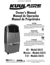 Port-A-Cool KA55 Owner's manual