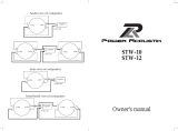 Power Acoustik STW-10 User manual