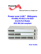 PowerDsine PD-6006, PD-6012, PD-6024 User manual