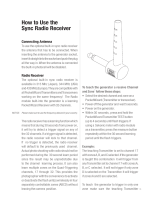 Profoto Sync Radio Receiver User manual