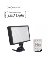 Promaster LED336 Remote LED Camera Light User manual