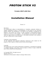 Proton STICK V2 User manual