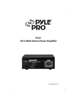 PyleHome PCA1 User manual
