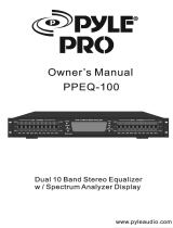 PYLE Audio PPEQ-100 User manual