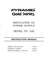 Pyramid PS52KX User manual