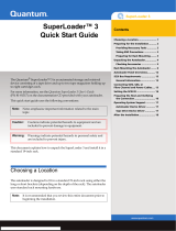 Quantum SuperLoader 3 Quick start guide