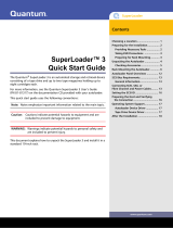 Quantum SuperLoader 3 Quick start guide