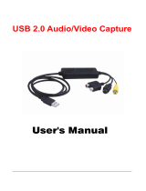 Quatech Audio/Video Capture USB 2.0 User manual