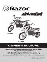 Razor Dirt Rocket MX500 User manual