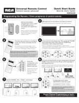 RCA RCRPS02GR Quick start guide