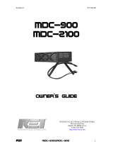 REI MDC-900/MDC-2100 User manual