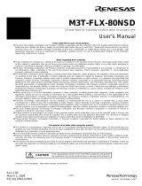 Renesas M3T-FLX-80NSD User manual