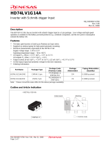 Renesas HD74LV1G14A User manual