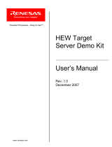 Renesas HEW Target User manual