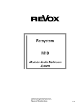 Revox M10 User manual