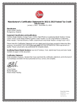 Rheem Professional Prestige Series 84 Direct Vent Indoor Tax Certification