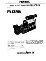 Ricoh Camcorder PV-C880A User manual