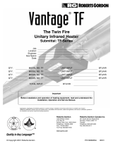 Roberts Gorden Vantage TF-Series User manual