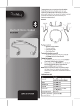 RocketFish RF-BTHP01 User manual