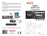 Rolls MiniMix A/V MX56c User manual