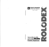 Rolodex EL-3200 User manual