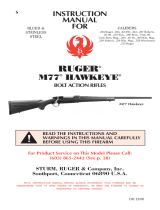 Ruger M77 User manual
