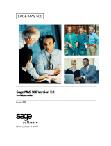 Sage SoftwareMAS 500 Version 7.2