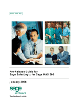 Sage SoftwareMAS 500
