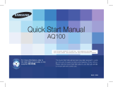 Samsung AQ100 User manual