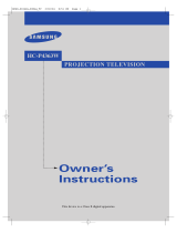 Samsung HC-P4363W User manual