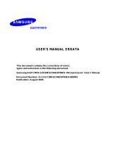 Samsung S3C84E5 User manual