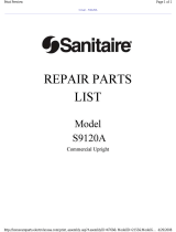 Sanitaire S9120A User manual