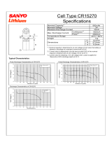 Sanyo CR15270 User manual