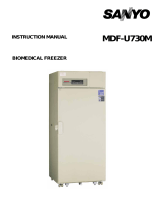 Sanyo Freezer MDF-U730M User manual