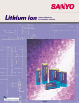 Sanyo Lithium ion User manual