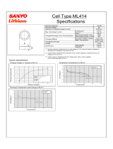 Sanyo ML414 Lithium User manual
