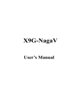 Sceptre X9G-NAGAV User manual