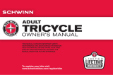 Schwinn Adult Tricycle Bicycle Owner's manual