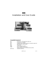 Security Centres 808 User manual