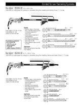 Senco DuraSpin DS200-D2 User manual