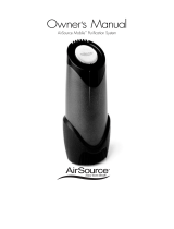 Shaklee AirSource Purification System User manual