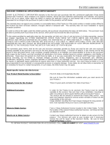 Sharp PN-E471R Warranty