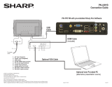 Sharp PN-L601B Quick start guide